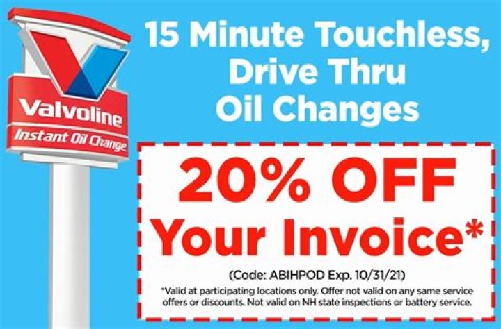 $25 Valvoline Oil Change Coupon: Save Big on Your Next Car Maintenance