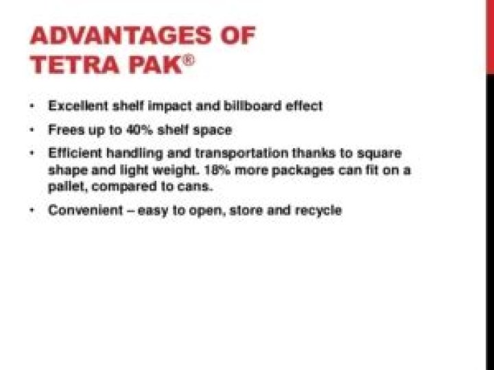 Advantages of Tetra Pak Packaging: A Comprehensive Guide