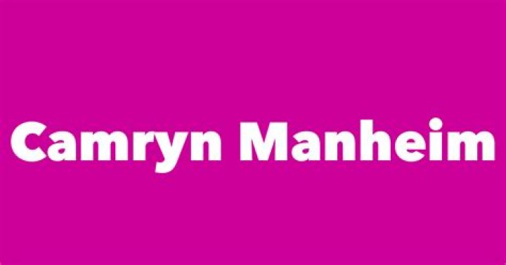 Camryn Manheim Spouse: A Comprehensive Guide to Her Personal Life and Relationships