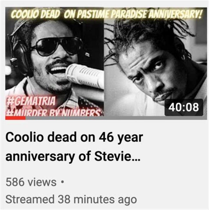 Tragedy Strikes: Beloved Rapper Coolio Passes Away