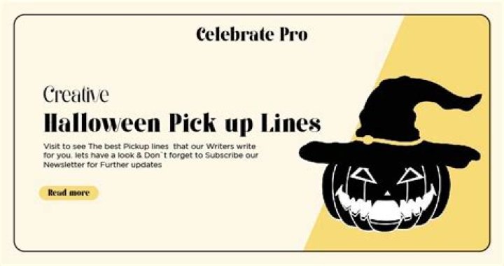 Spookylicious Dirty Halloween Pick Up Lines That'll Make You Scream