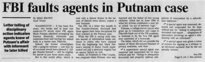 The Untold Story of FBI Agent Mark Putnam: A Journey Through Crime, Betrayal, and Redemption