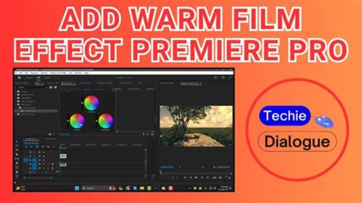 Mastering the Warm Film Effect in Premiere Pro