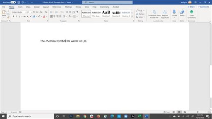 How to Subscript in Word: A Comprehensive Guide