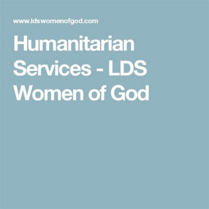 Understanding the Impact of Humanitarian Services by The Church of Jesus Christ of Latter-day Saints