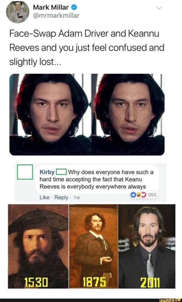 Is Adam Driver Related to Keanu Reeves? Unraveling the Truth