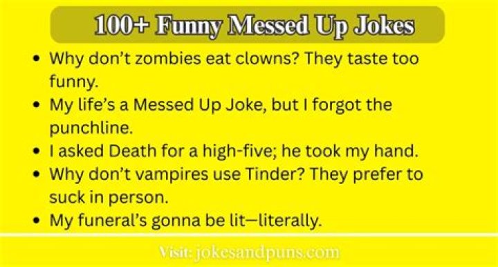 Messed Up Jokes: Dark Humor That Pushes Boundaries