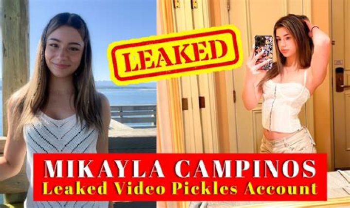 Mikayla Campino Pickle Video: Unveiling the Truth and Insights