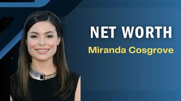 Miranda Cosgrove Net Worth: A Comprehensive Look at Her Wealth and Career Success