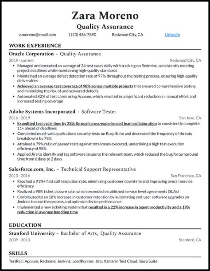 How to Craft an Impressive Quality Assurance Resume That Stands Out