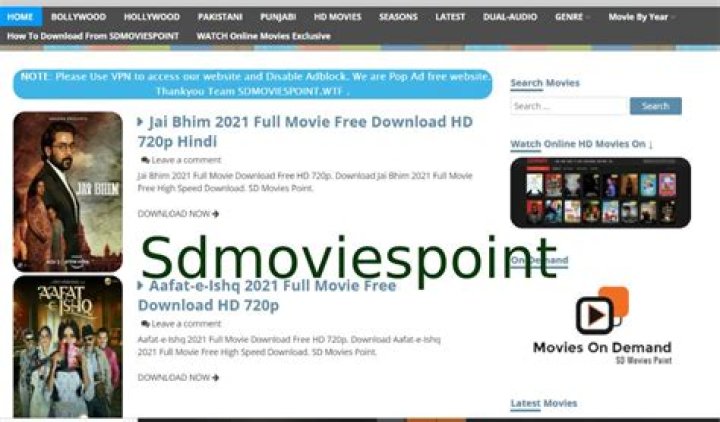 SDMoviesPoint: Your Ultimate Guide to Movie Downloads and Streaming