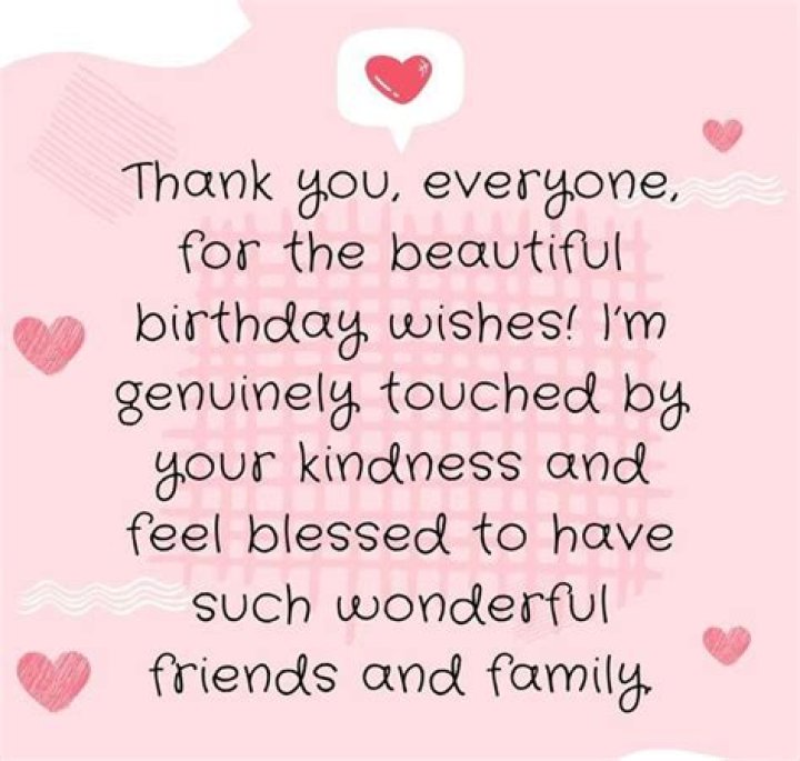 Heartfelt Gratitude: Crafting the Perfect Thank You Birthday Message to Family and Friends