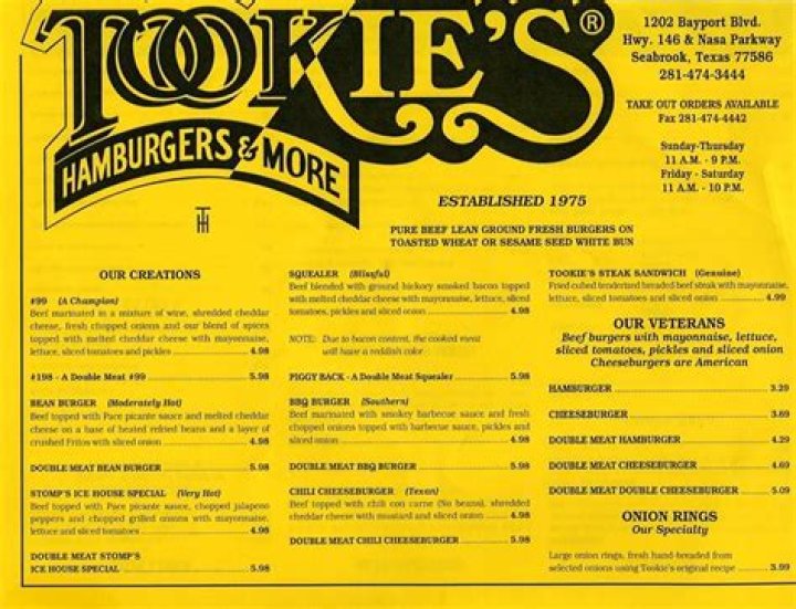 Tookies Burgers Menu: A Complete Guide to Your Next Gourmet Burger Experience