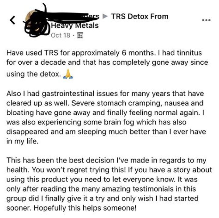 TRS Detox Testimonials: Real Stories, Real Results