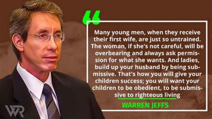 Warren Jeffs 2025: Unveiling the Controversial Legacy of a Notorious Figure